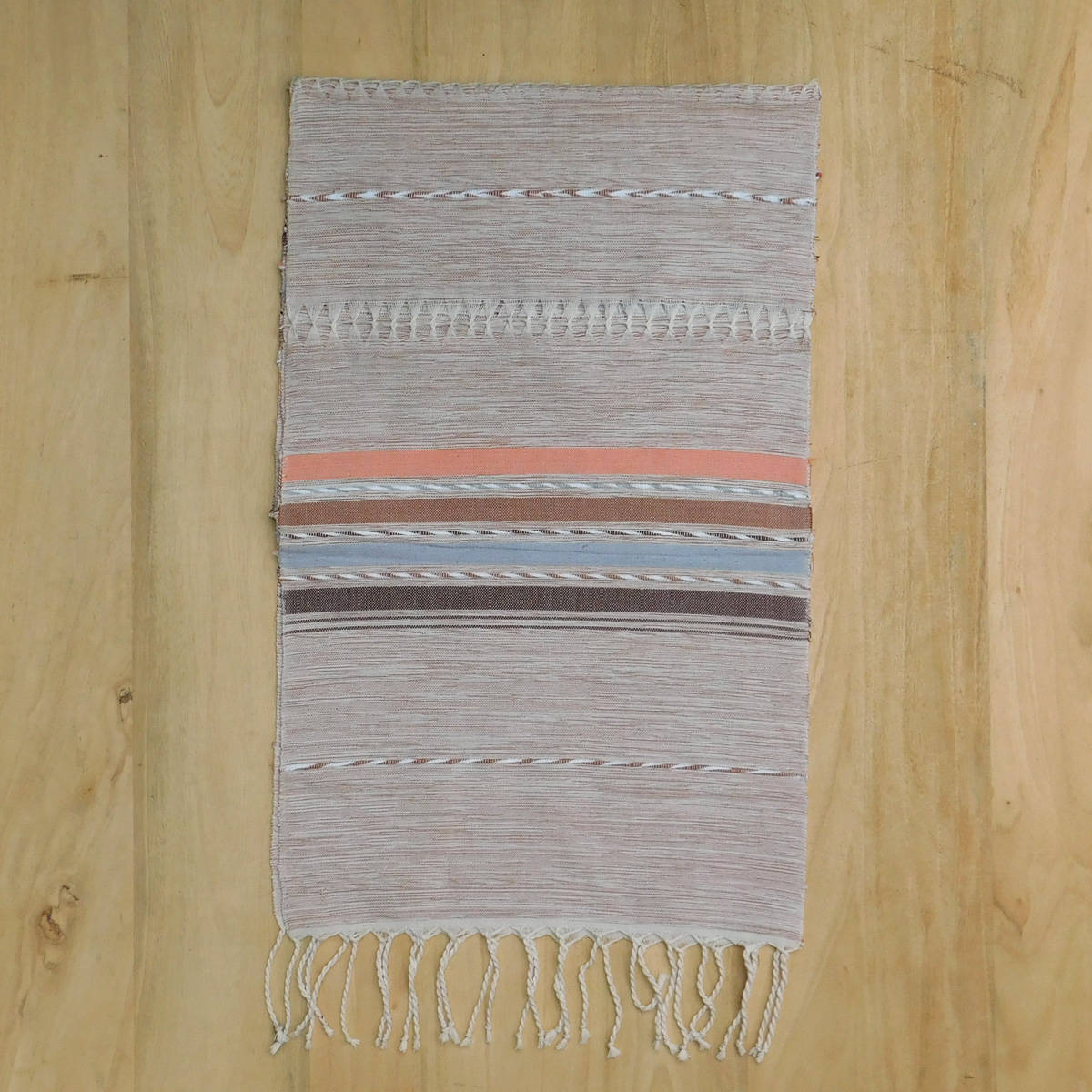 Beige Rose Table Runner