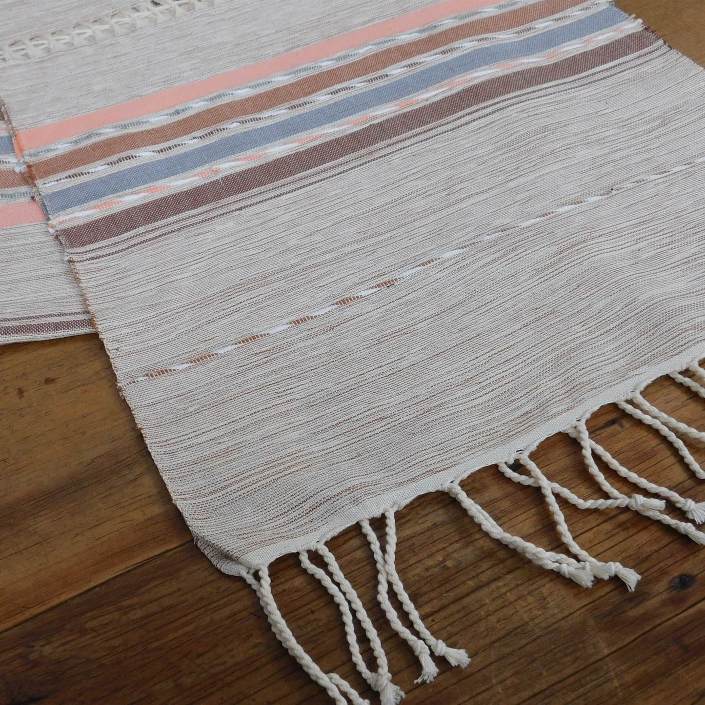 Beige Rose Table Runner