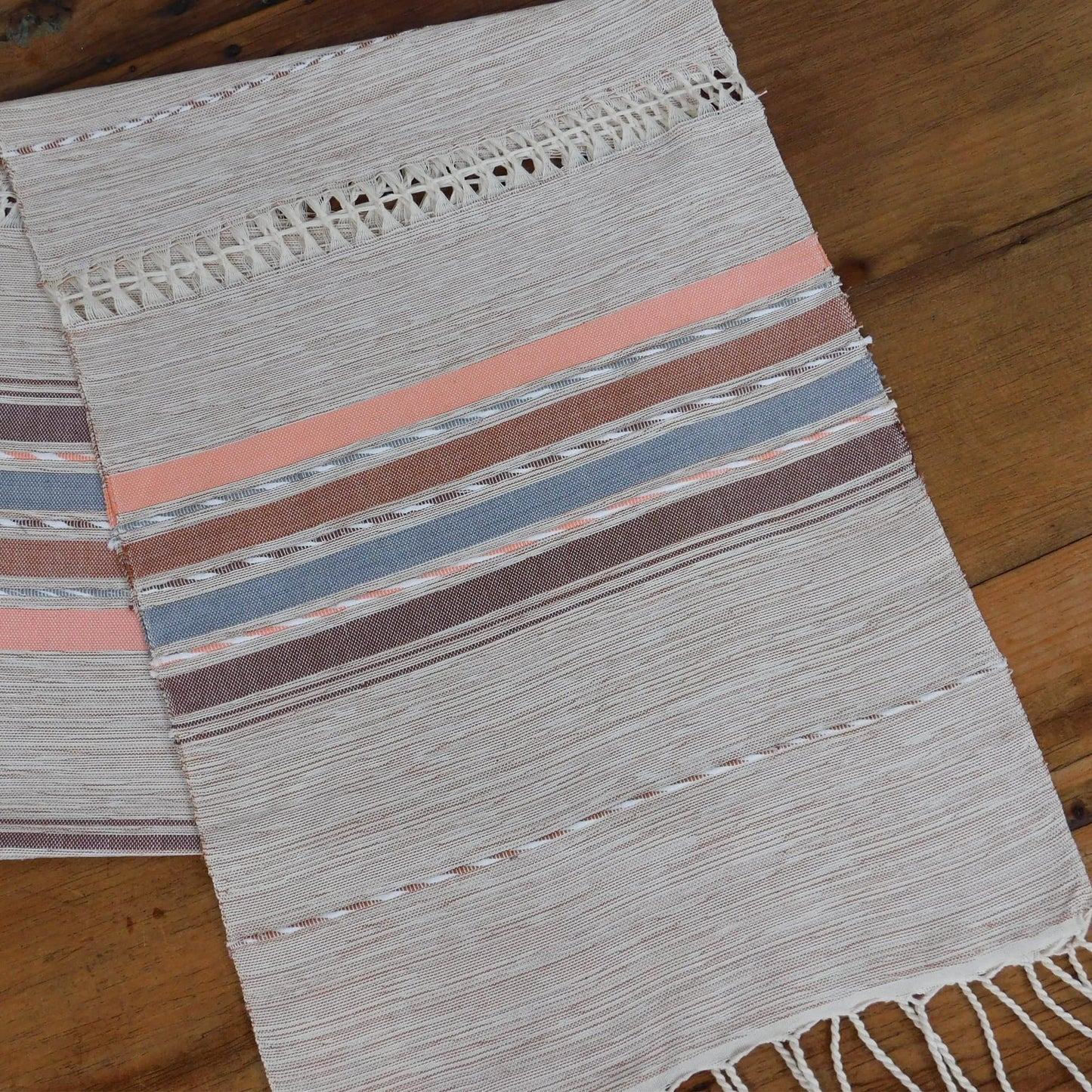 Beige Rose Table Runner