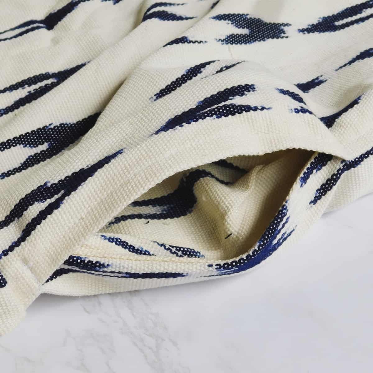 Blue Ikat Cotton Bathrobes