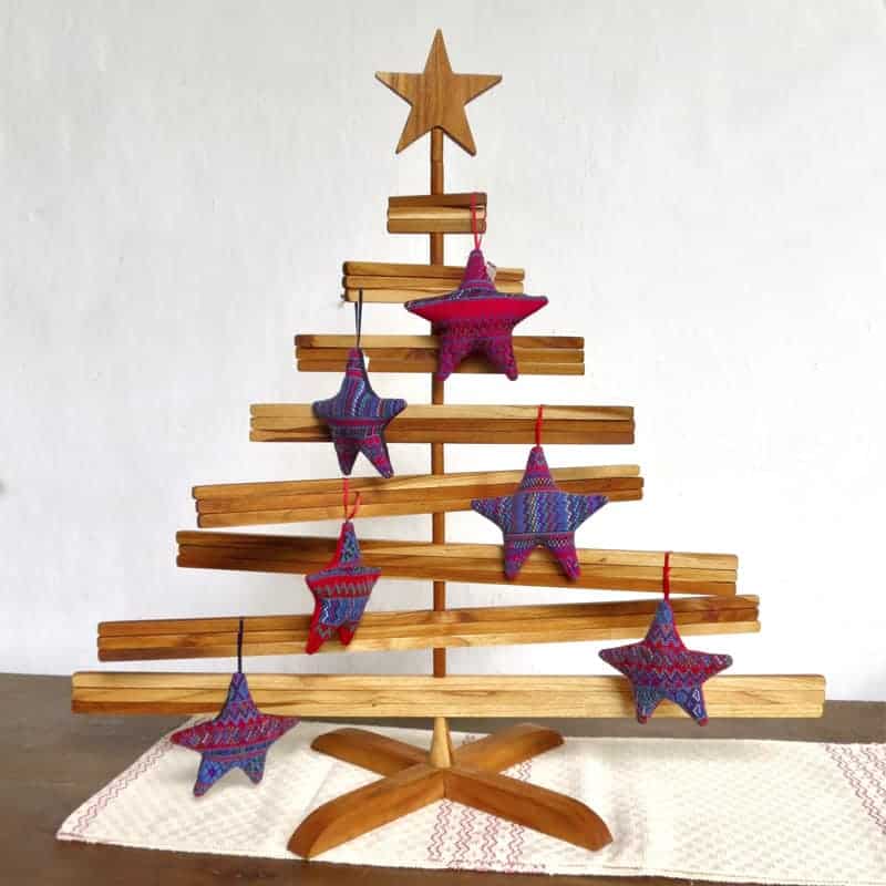 Teak Christmas Tree - Medium