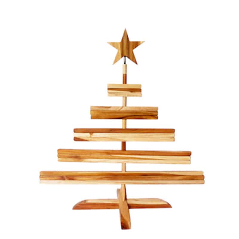 Teak Christmas Tree - Small