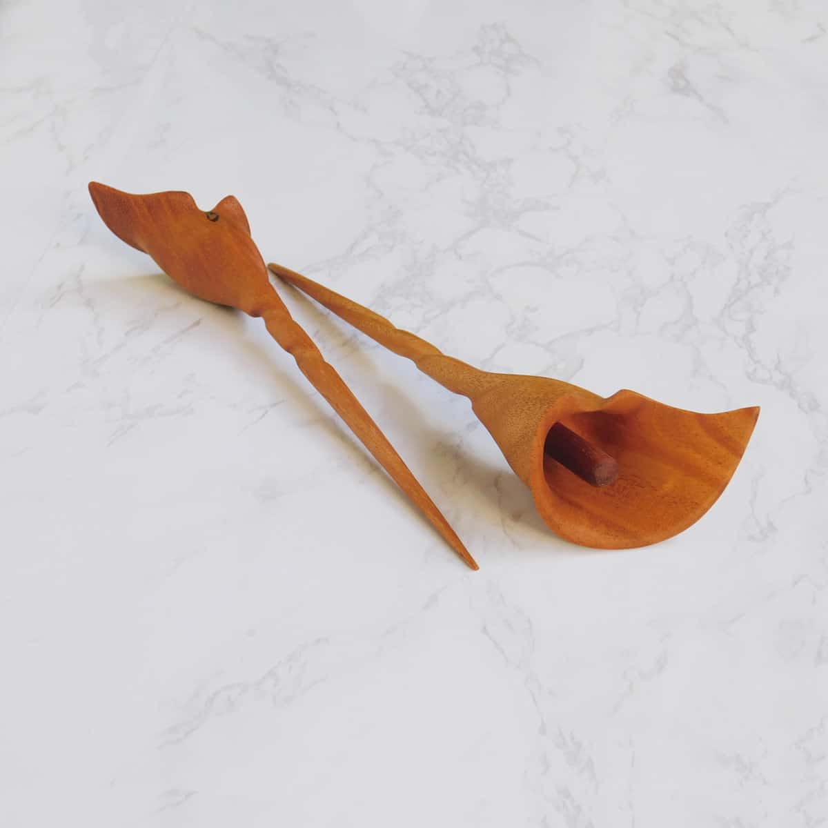 Fun Wooden Drink Stirrers Set of 4 Cala Lilies