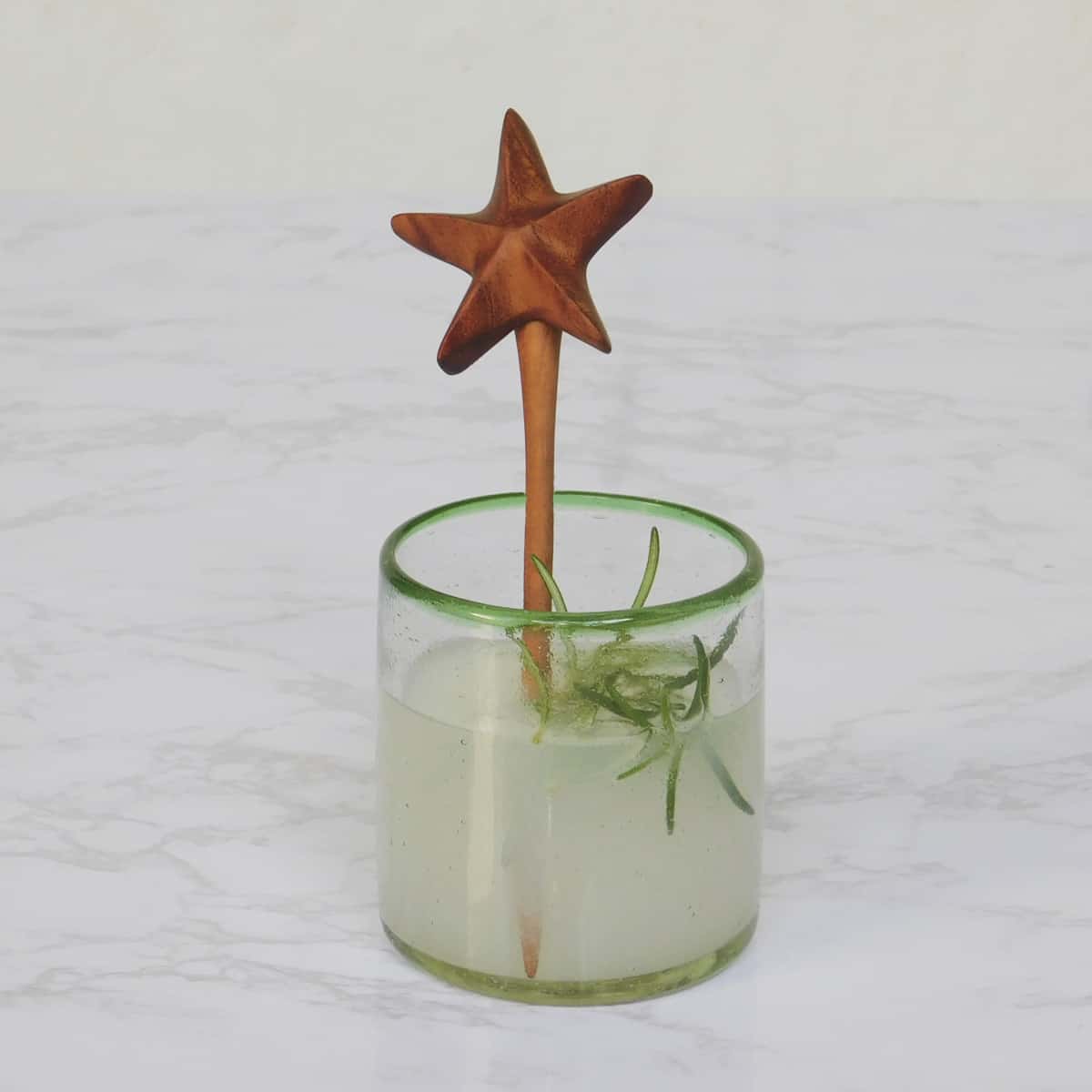 Fun Handmade Wooden Drink Stirrers Set of 4 - Star – siggyhandmade