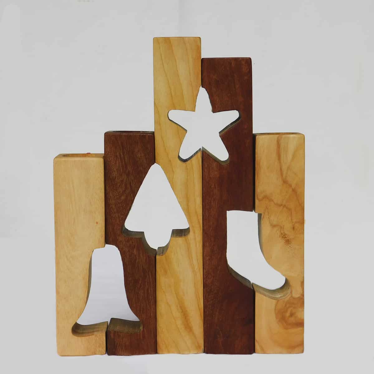 Holiday Decorative Candle Holders Set of 5