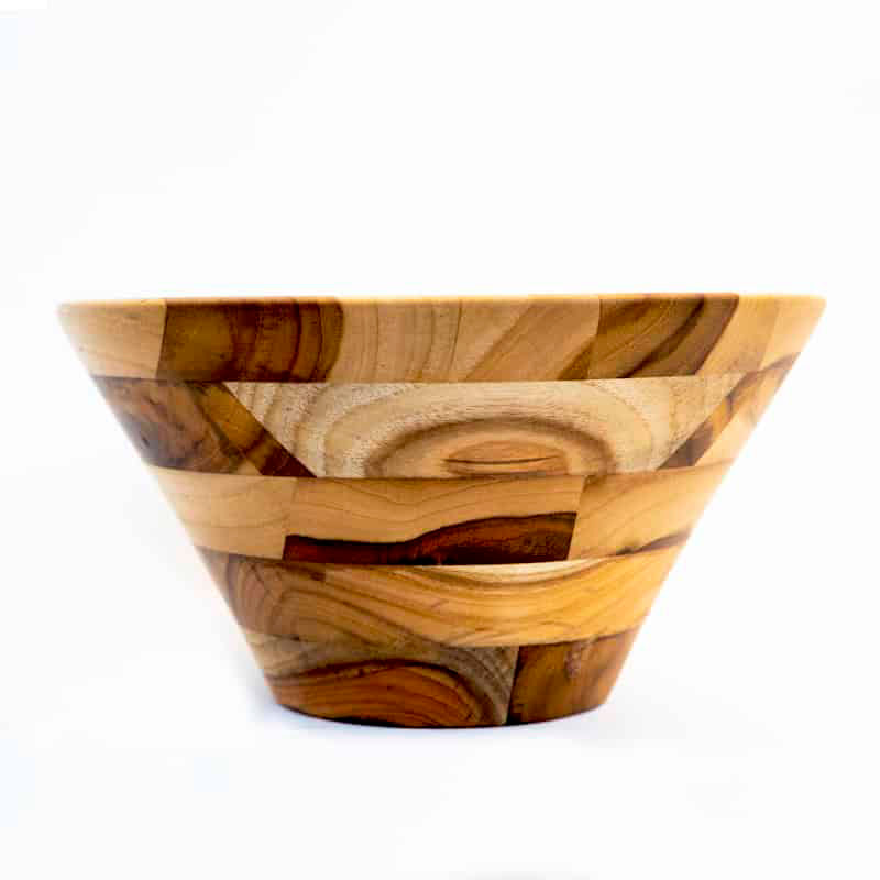 handmade wooden bowls, decorative fruit bowl, teak wood bowl,