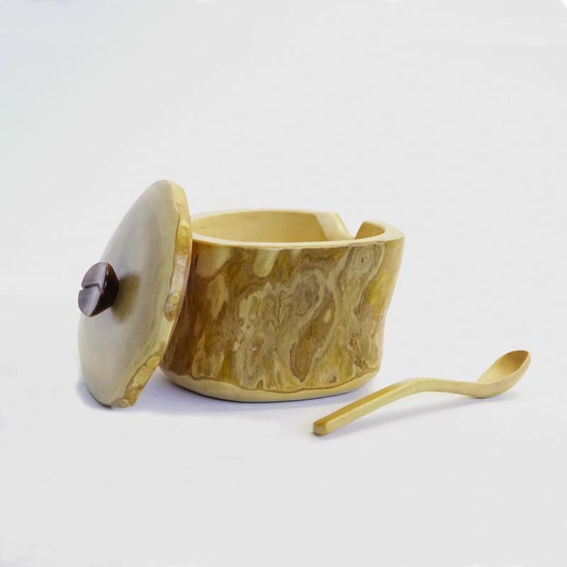 sugar bowl with lid