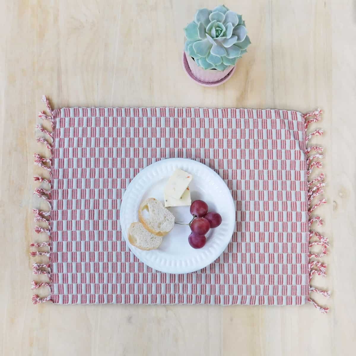 Panalito Salmon Placemats Set of 4