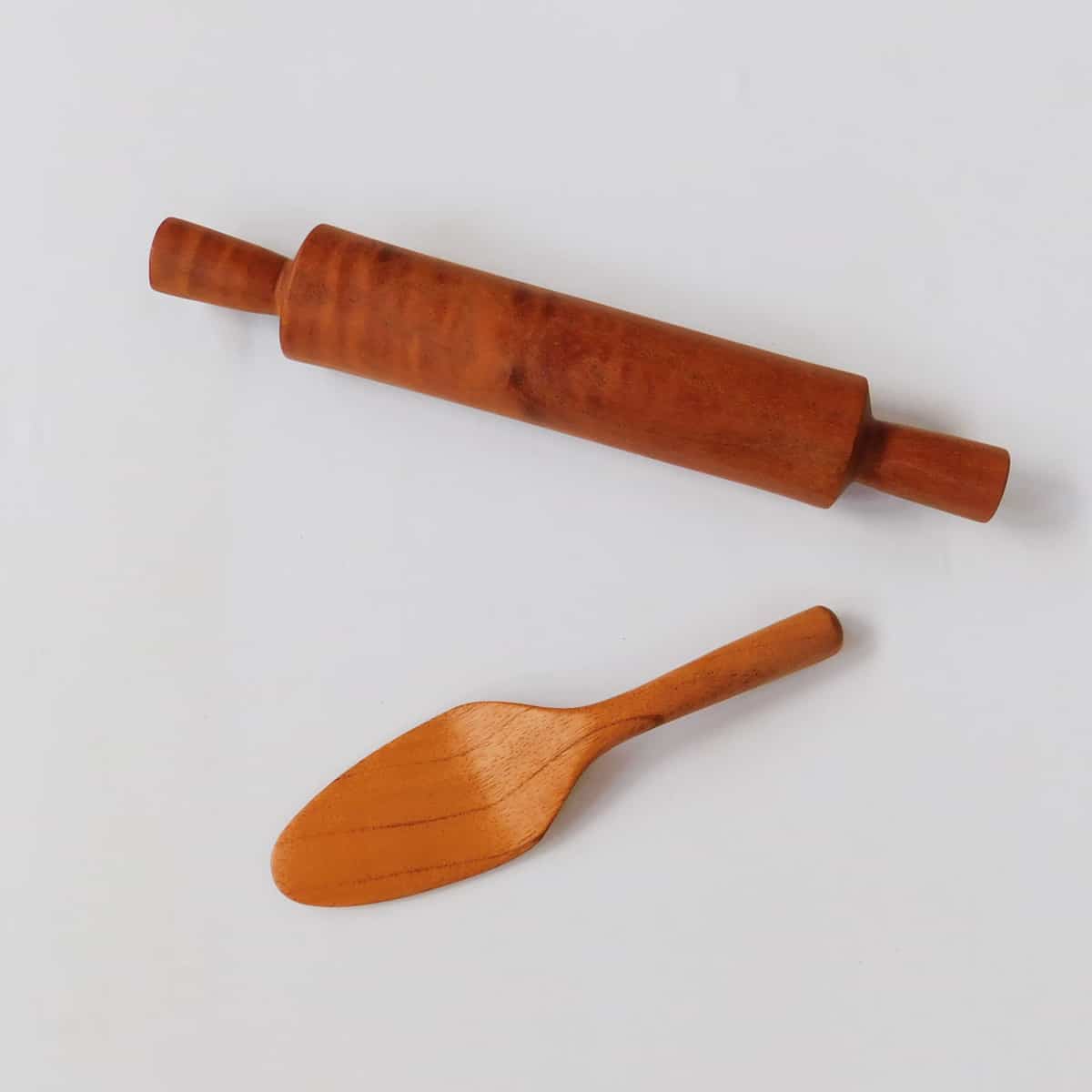 Solid Wood Rolling Pin + Pastry Server