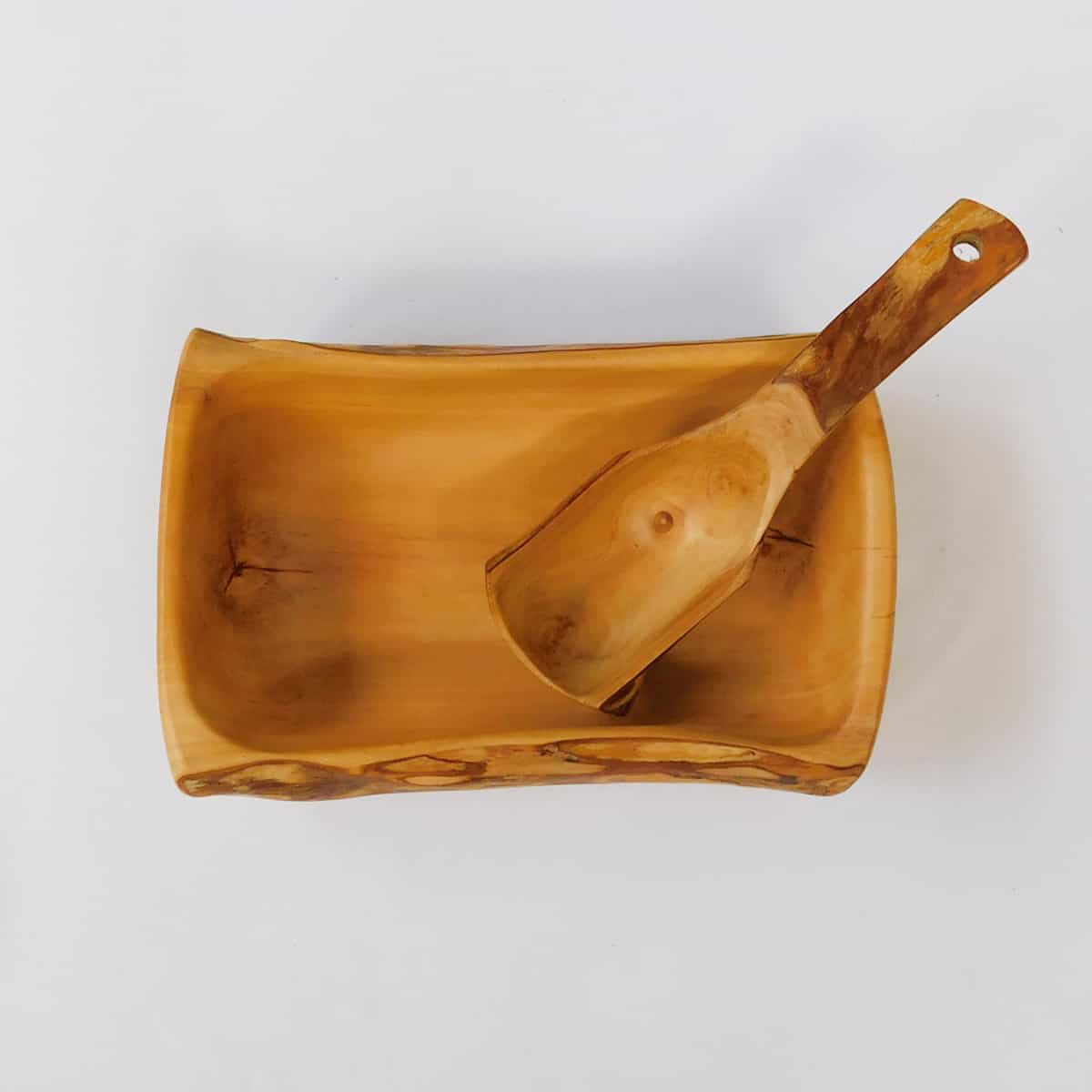Spice or Salt Bowl and Spoon