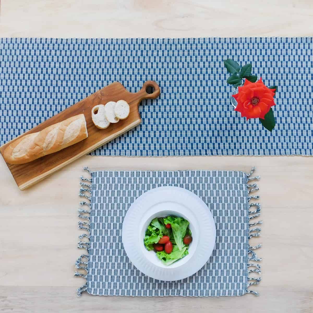 Panalito Sky Blue Table Runner