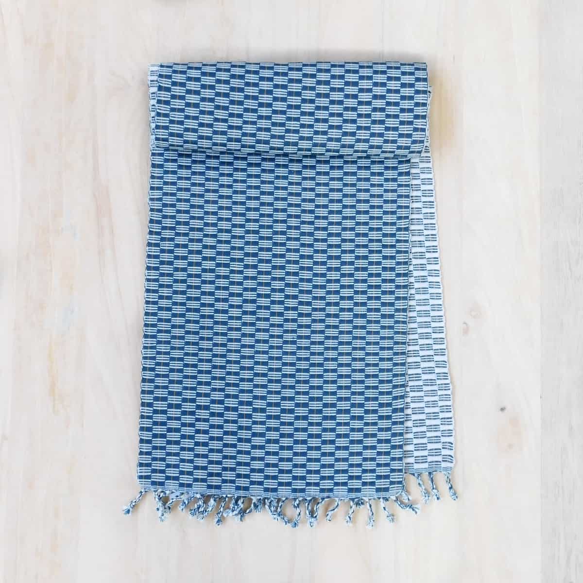 Panalito Sky Blue Table Runner