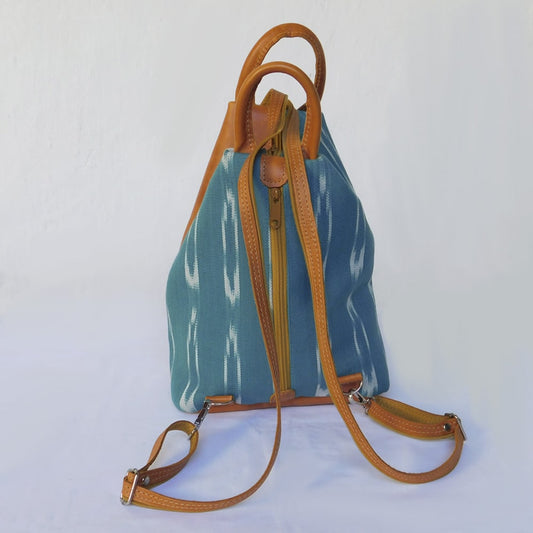 Convertible Backpack in Turquoise