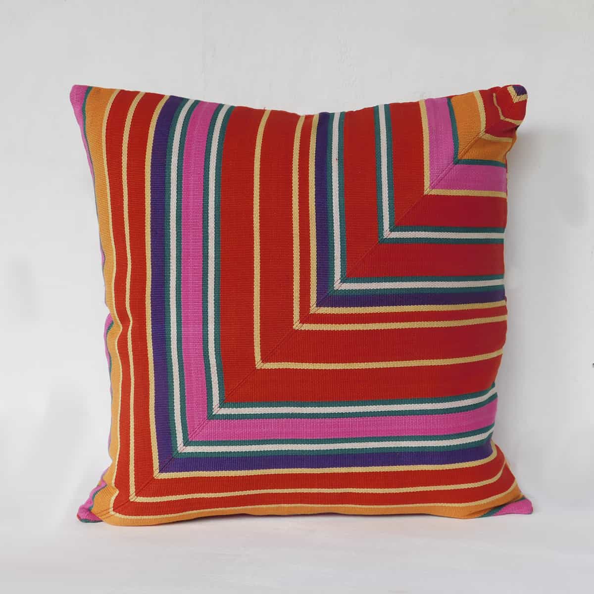 Desert Red Square Pillow