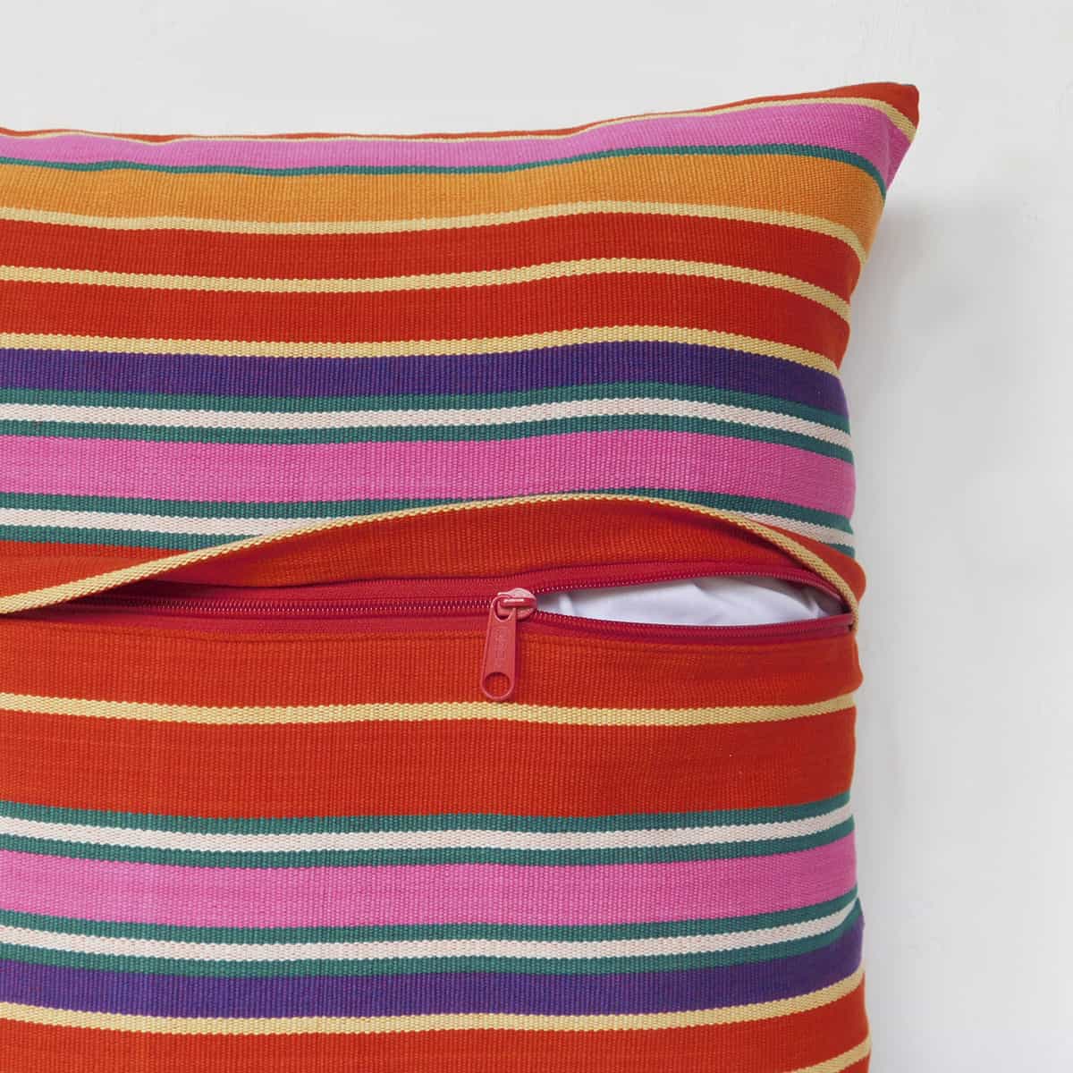 Desert Red Square Pillow