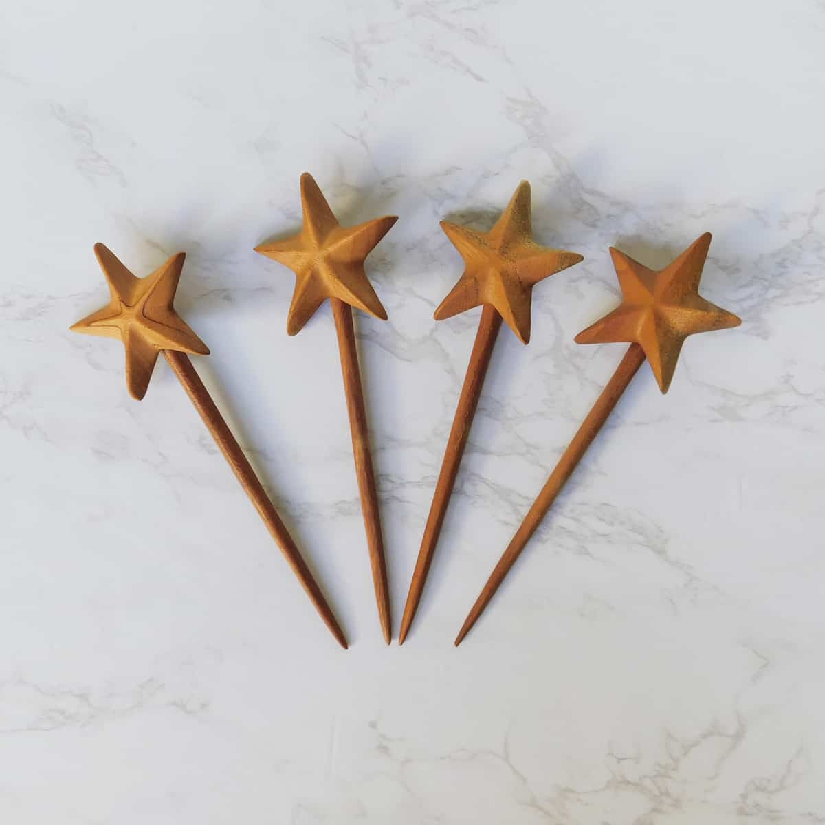Handmade Wooden Stars