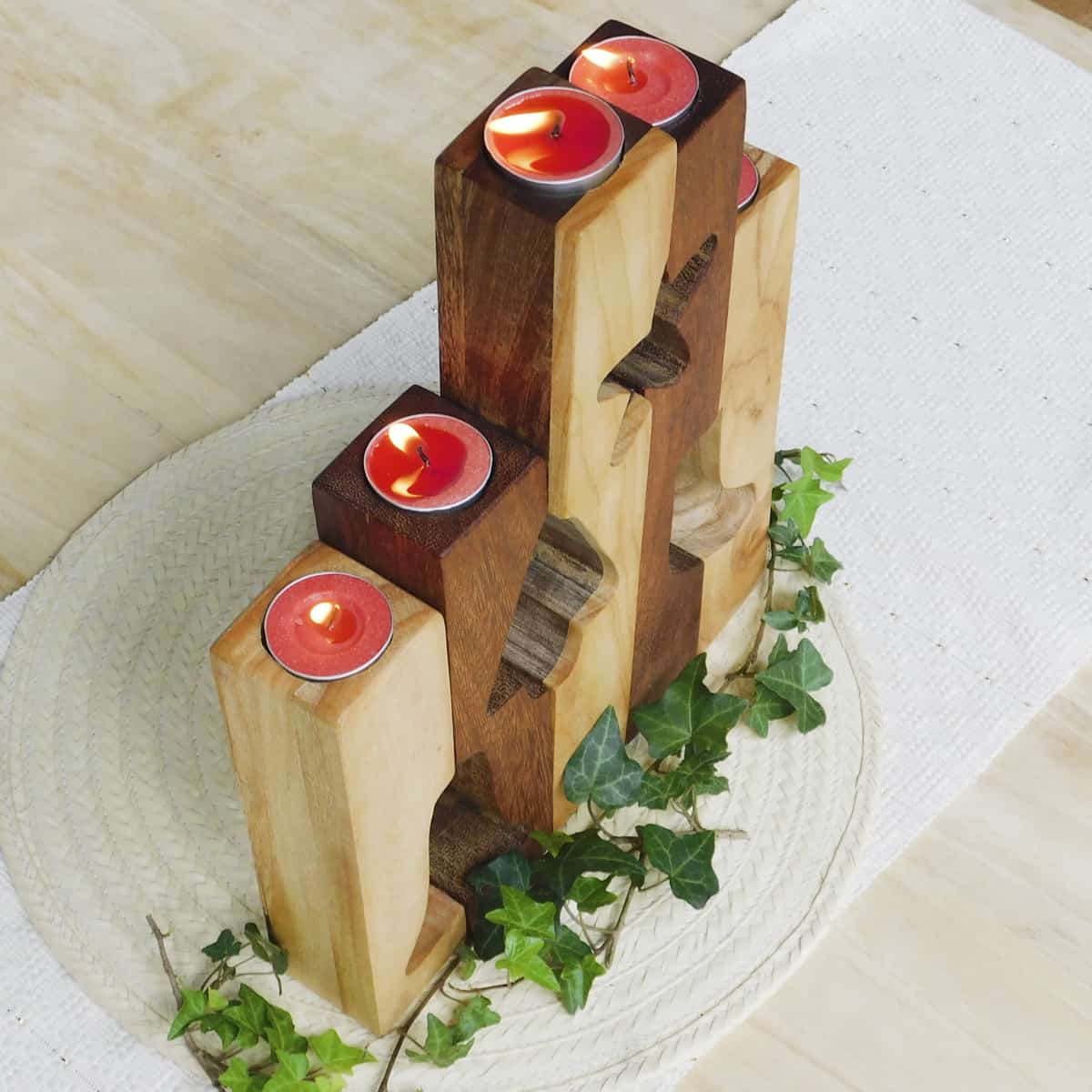 Holiday Decorative Candle Holders Set of 5