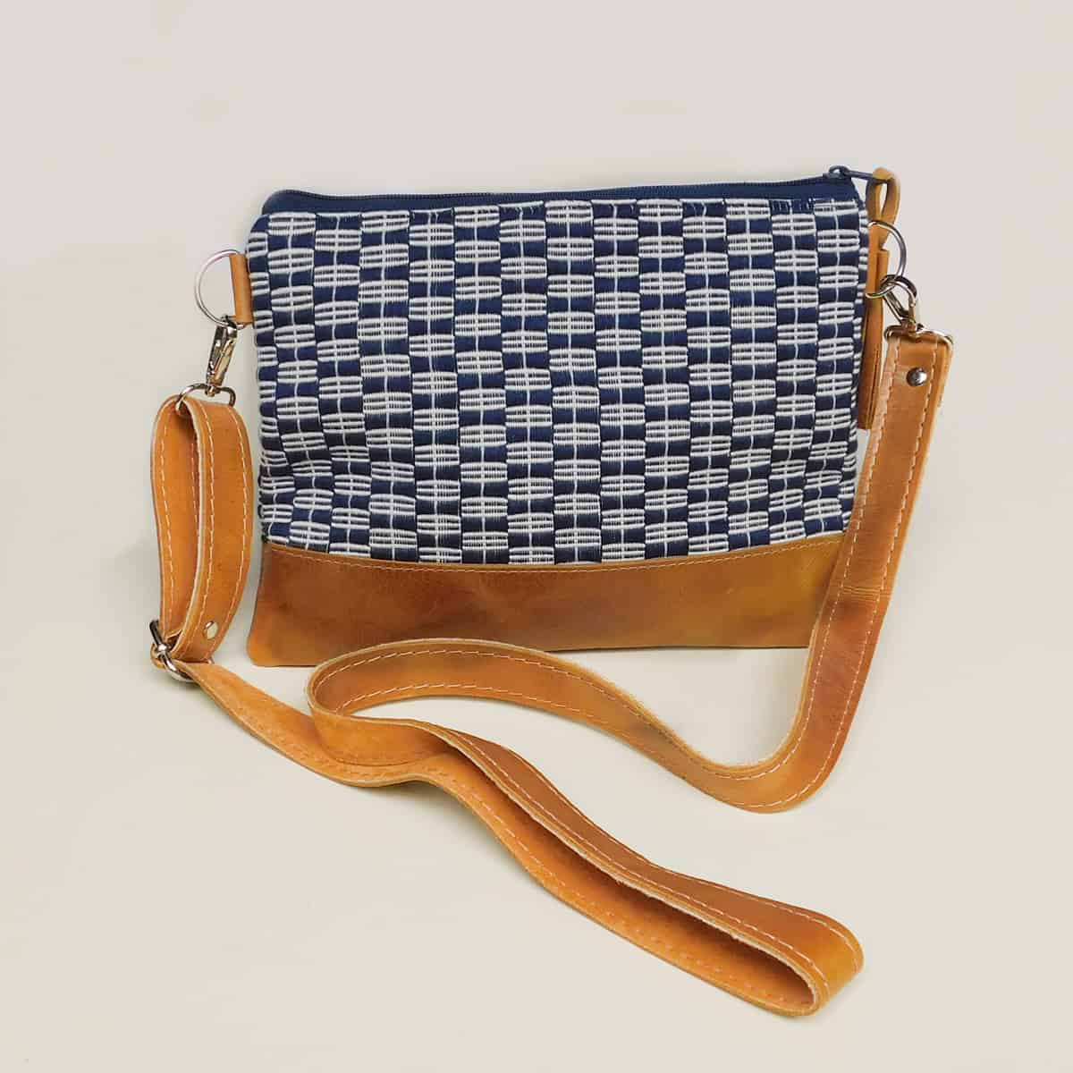 Navy Panalito Clutch Bag