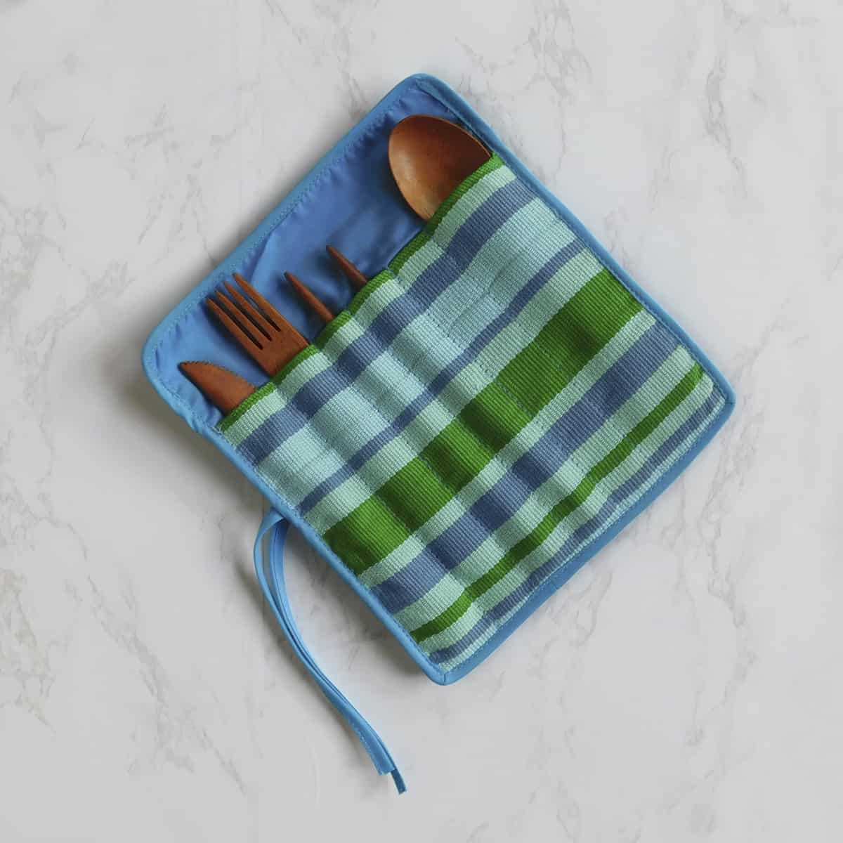 Wooden Cutlery Set with Bag