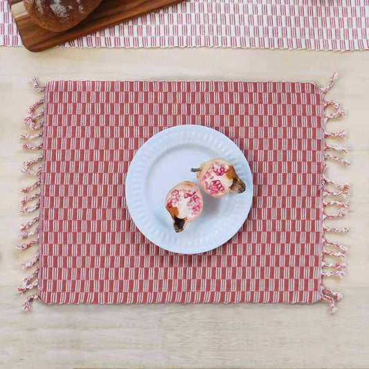 Panalito Salmon Placemats Set of 4